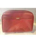 Liz Claiborne Red Triangle Logo Crossbody Purse Coated Canvas Leather 19... - €11,34 EUR