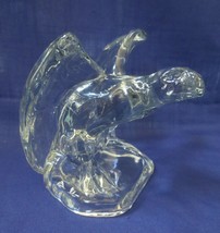 Bird Of Prey  Eagle Hawk Art Glass Crystal? Figurine Statue Heavy - £15.63 GBP