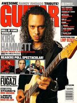 Guitar World Magazine [Kirk Hammett, March 2002]; Subscriber Sticker; Very Good - £6.85 GBP