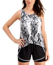 allbrand365 designer Womens Activewear Twist-Front Sleeveless Top, S - $29.21
