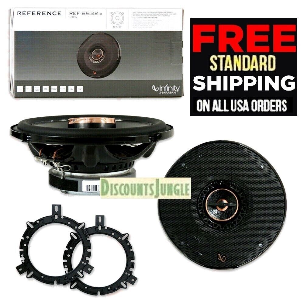 INFINITY REF-6532IX 6.5 inch 2-way 360w car audi coaxial speakers (PAIR) 6-1/2