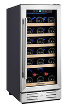 Kalamera 15 in. Built-In 30-Bottle Single Zone Wine Cooler Fridge Compressor - £264.28 GBP