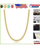 Men&#39;s Luxury Gold-Plated Necklace with Lobster Clasp - Gift-Ready Packaging - $34.53 CAD