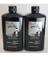 2 Lot Of Men’s Schwarzkopf Got2b Phenomenal Thickening Shampoo 16.9 oz New - $453.89 MXN