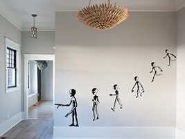 Picniva Alien Came to My House Decals Décor Kid Room Stickers Heights10 ... - $9.79