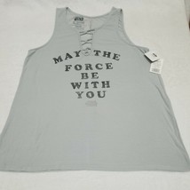 Star Wars The Last Jedi May The Force Be With You Juniors Tank Top XL NWT - £11.62 GBP