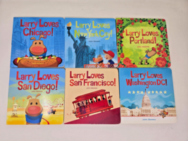 Larry Gets Lost Board Books 1-6- Diego / Francisco / Chi / Portland / Nyc / D.C. - £19.57 GBP