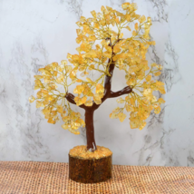 Feng Shui Vastu Tree with Citrine Crystal Chips Gemtree - 9 Inch - $49.95