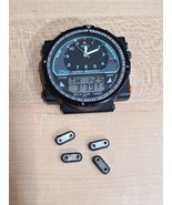 Timex Silver Zulu Dual Time Analog/Digital Watch ZULU Stainless Steel (NO BAND) - £99.30 GBP