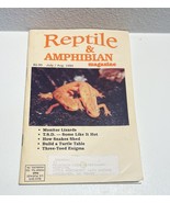 July/ Aug 1990 Reptile &amp; Amphibian Magazine Monitor Lizards Turtle Table... - $13.45 CAD