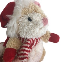 Pier 1 Imports Christmas Mouse Marvin Stuffed Animal Plush Stocking Stuf... - £12.39 GBP