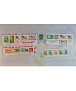 Vintage POSTAGE STAMP LOT 4 cents 1959, 1960&#39;s, 80&#39;s etc - $5.93
