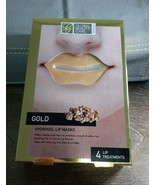 1 Box of 4 Global beauty care gold hydrogel lip mask, Lip Treatment-NEW-... - $18.83 CAD