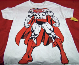 Mens DC Comics Super Hero Superman Short Sleeve T Shirt S Small White co... - £8.80 GBP