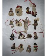 Lot 16 Made By Beverly USA Polymer Clay Ornaments Used some flaws - £23.92 GBP