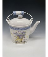 Hallmark Marjolein Bastin Nature&#39;s Sketchbook Watering Can Ceramic Teapo... - $30.75