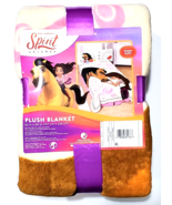 Dreamworks Spirit Untamed Plush Blanket 62x90in Super Soft Horse Girl De... - £34.32 GBP