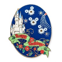 Walt Disney World Cinderella Castle Pin: Happy Holidays Mickey Fireworks - £31.30 GBP