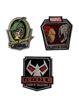 Legion Of Legends And Marvel Patches Bane Green Arrow Lot Of 3 - £10.00 GBP