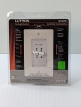Lutron Skylark Single Pole Quiet 3 - Speed Fan &amp; Light Control S2-LFSQH-WH NEW - £19.49 GBP