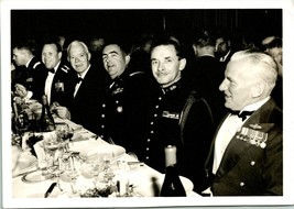 Vtg Photograph Sign 7&quot; x 5&quot; 1959 NATO Declassified Generals Schuyler &amp; N... - £23.49 GBP