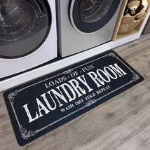 Non Slip Laundry Runner Rug - Farmhouse Kitchen Floor Mat For, 20 X 47 Inches - £30.78 GBP