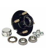 4 Bolt Trailer Hub Kit for 1&quot; Spindle, 1000 lbs Capacity | Reliable 1-10... - £31.59 GBP