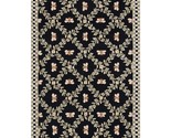 SAFAVIEH Chelsea Collection Accent Rug - 1&#39;8&quot; x 2&#39;6&quot;, Black, Hand-Hooked... - $44.99