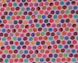 Cotton Donut Dessert Food Donuts Pink Fabric Print by Yard D572.61 - $13.95