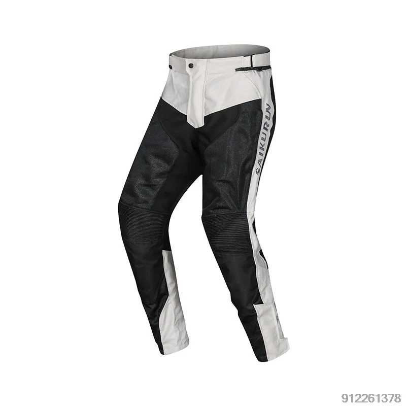 White Motorcycle Pants Breathable Summer Motorcycle Pants CE Certification - $139.01