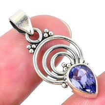 Iolite Gemstone 925 Silver Pendant Handmade Jewelry Pendant Gift For Women - £5.67 GBP