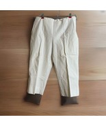 Chicos Women’s White Capri Pants Size 1.5 (10) Medium Pull On Flat Front - $17.10