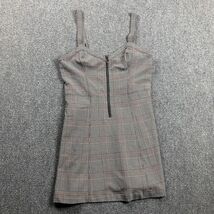 Abercrombie &amp; Fitch Dress Womens Large Midi Sleeveless Houndstooth Polye... - $30.64 CAD