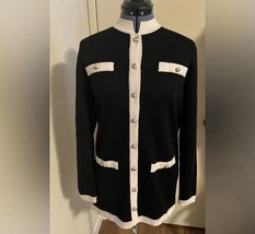 Vintage Liz Claiborne Button Down Knit Sweater Dress / Cardigan Size S - $52.95 CAD