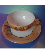 Old Porcelain China Luster Japan pottery Dai Nippon Cup Saucer marked hi... - £35.05 GBP