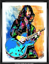Dave Grohl Foo Fighters Guitar Hard Rock Music Poster Print Wall Art 18x24 - £21.23 GBP