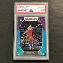 2020-21 Panini NBA Hoops #13 Buddy Hield Signed Card AUTO PSA Slabbed Kings - £60.73 GBP