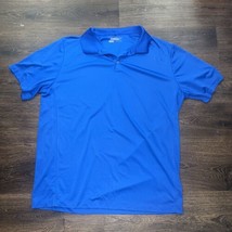 Nike Golf Tour Performance Dri-Fit XXL Mens Polo Shirt Blue 100% Polyester - £12.29 GBP
