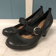 Nurture Women&#39;s Comfort Shoes Size 5.5 Heels Mary Janes Cornflower Blue - £19.47 GBP