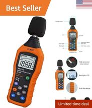 Portable Sound Level Meter - Compact Design with Wide Measuring Range 30... - $93.91