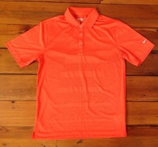 Nike Golf Dri-Fit Tour Performance Bright Orange Polo Shirt Quick Dry S ... - £23.69 GBP