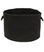 Colonial Mills 16 x 16 x 11 in. Sunbrella Solid Basket Ebony - $108.66