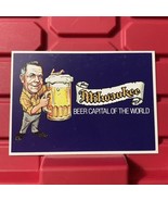 Milwaukee Wisconsin Beer Capital Of The World Postcard Plastichrome Unus... - £6.80 GBP