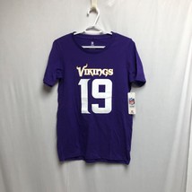 Minnesota Vikings NFL Team Apparel Shirt Youth Size XXL 18 Number 19 Adam Theile - £14.10 GBP