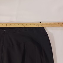 Dressbarn Women's Back Zipper Pull On Flare Black Skirt Size 16 Waist 36" image 12