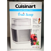 Cuisinart Fruit Scoop Frozen Dessert &amp; Ice Cream Maker MODEL ICE-31 NEW ... - $54.00