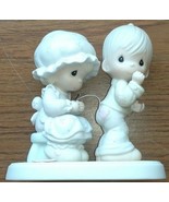 Sew in Love Boy &amp; Girl Figurine Precious Moments #106844 1987 Mint Cond ... - £15.61 GBP