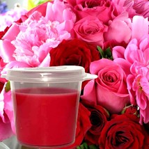 Peony Rose Scented Soy Wax Candle Melts Shot Pots, Vegan, Hand Poured - £12.99 GBP+