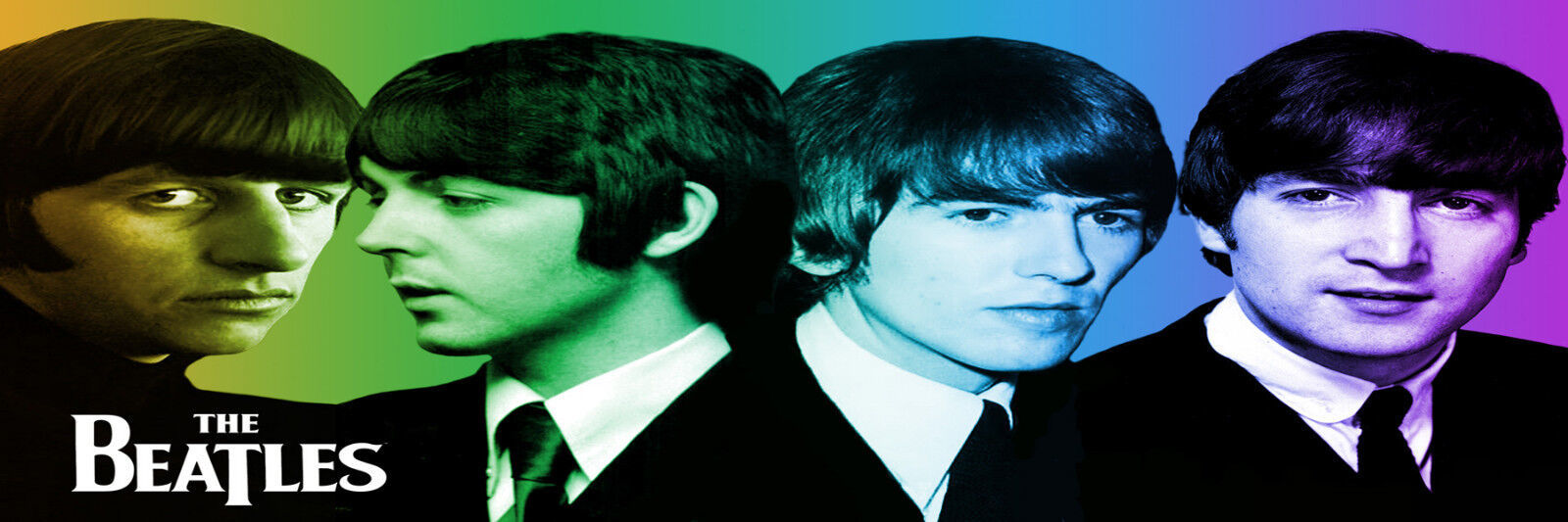 Beatles Color Bookmark - $3.50
