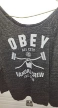 Vintage Obey Vandal Crew All City SweatShirt Est 1989 Long SLeeve Women - $21.99